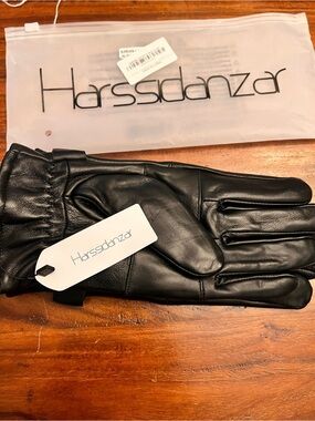 Men's Black Leather Gloves